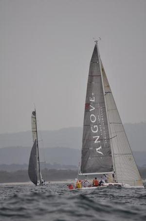 The fleet beat upwind. - 2016 Surf to City Yacht Race photo copyright Jordana Statham taken at  and featuring the  class