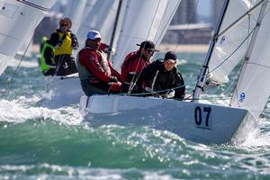 Mooloolaba Etchells Australasians organising committee chair Trevor Martin will be back on the water in this year's  20th anniversary regatta. photo copyright Teri Dodds taken at  and featuring the  class