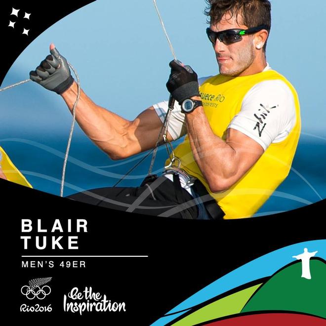 Blair Tuke - 49er - Mens HP Skiff - 2016 NZ Olympic Sailing Team - Images by NZ Olympic Committee © SW