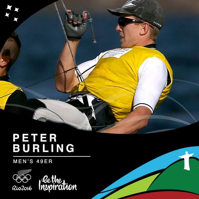 Peter Burling - 49er - Mens HP Skiff - 2016 NZ Olympic Sailing Team - Images by NZ Olympic Committee © SW