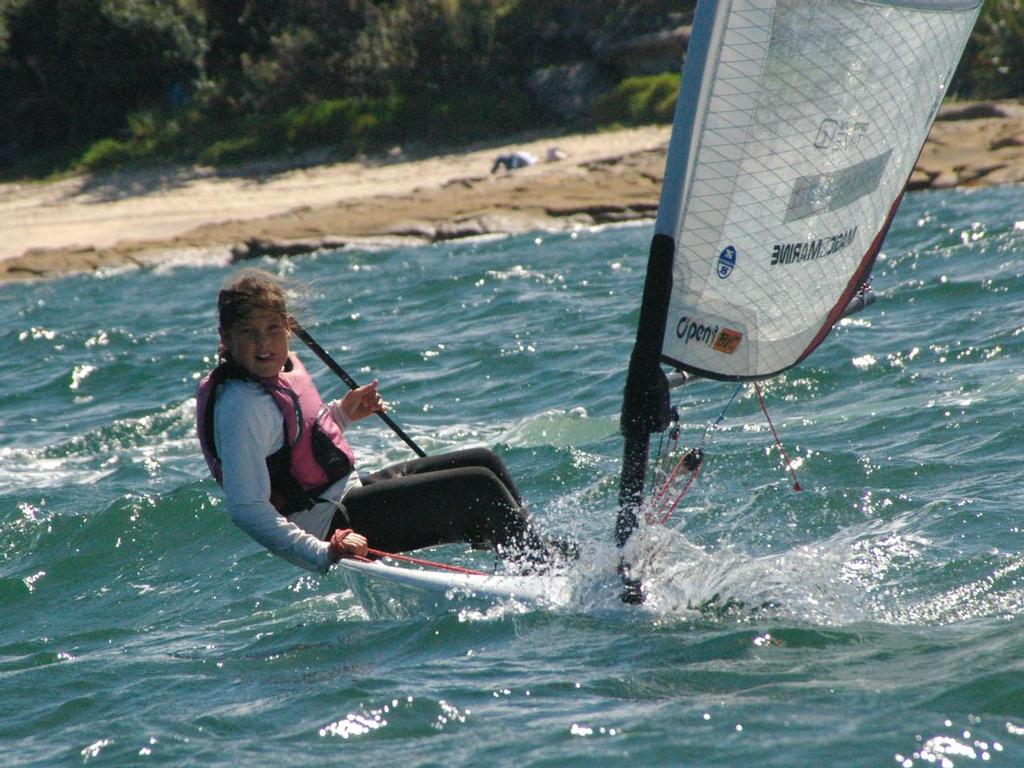 emily priddle shows her winning style - manly yacht club helly hansen womens challenge 2016 sat 19th photo copyright Ken Terrens taken at  and featuring the  class