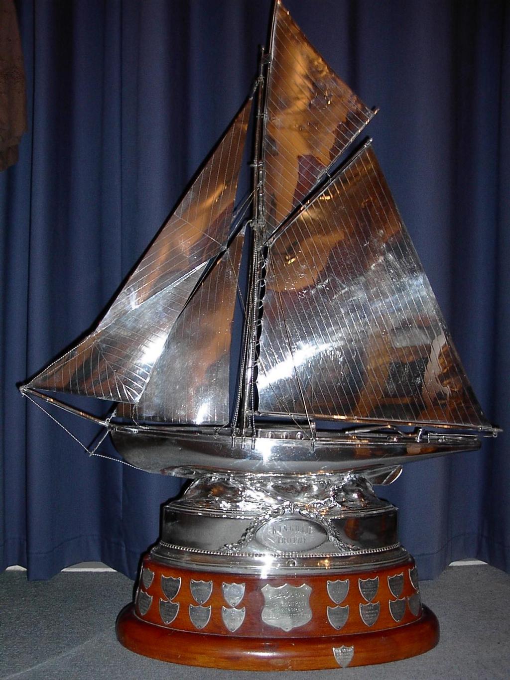 The Kingham Trophy, awarded to the winner of the Invitation Race at the Sanders Cup - 2016 Sanders Cup photo copyright Erica Newlands taken at  and featuring the  class