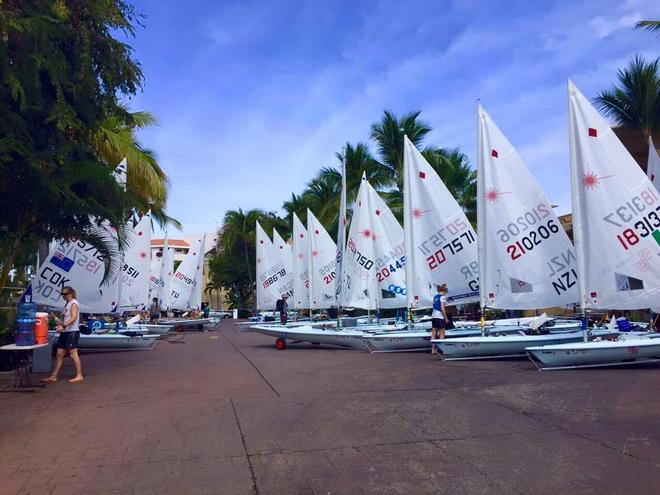 Ready to go the the 2016 Laser Radial Worlds, Mexico © International Laser Class Association http://www.laserinternational.org