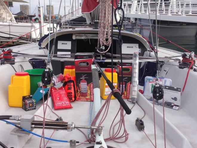 Kiwi Yachting Consultants have assisted with the outfitting the Mini Transat 6.5 with safety equipment © SW