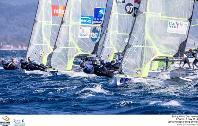 2016 Sailing World Cup - Hyeres - Day 1 ©  Jesus Renedo / Sailing Energy http://www.sailingenergy.com/