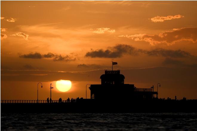 Sunset over St Kilda Pier - 2016 Sailing World Cup © World Sailing