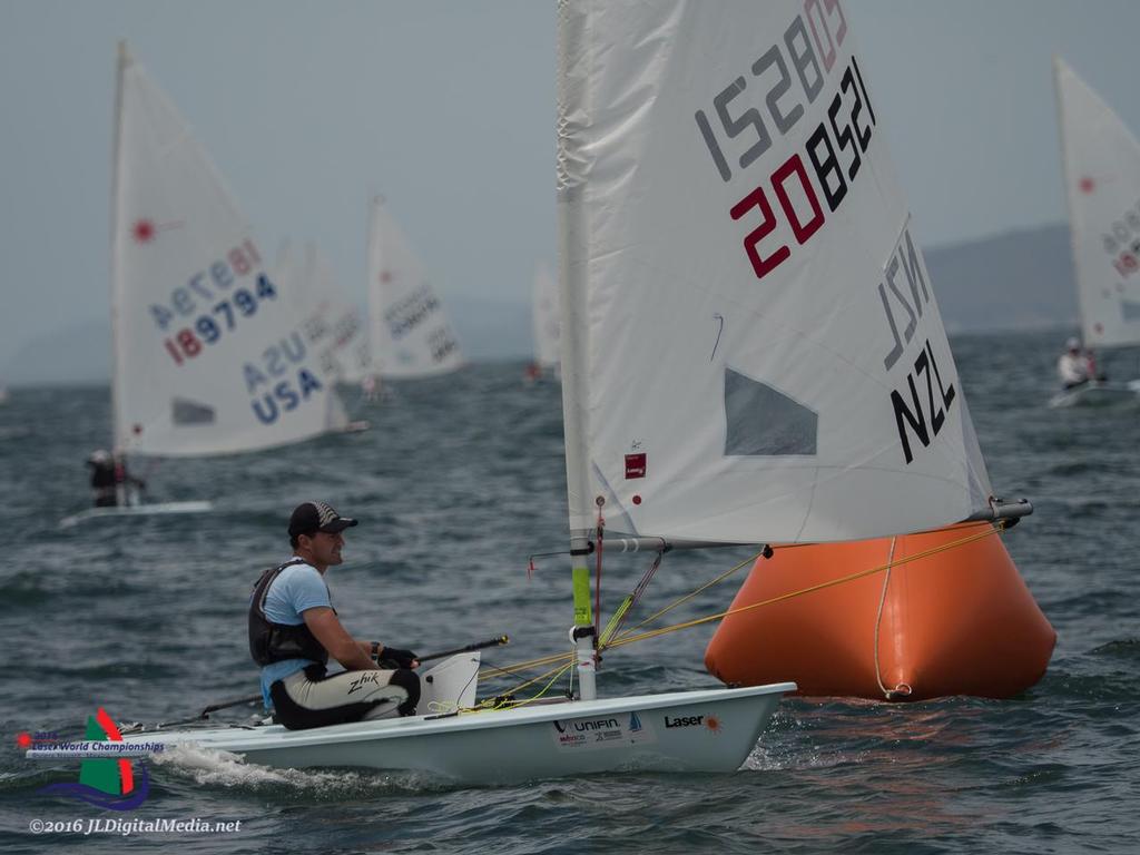 Scott Leith (NZL) Apprentice Master World Champion  - 2016 Laser Radial Masters World Championship photo copyright JLDigitalMedia.net taken at  and featuring the  class