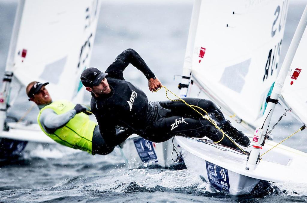 (NZL) Mens Laser - Medal Racing - Sailing World Cup Hyeres photo copyright Pedro Martinez / Sailing Energy / World Sailing taken at  and featuring the  class