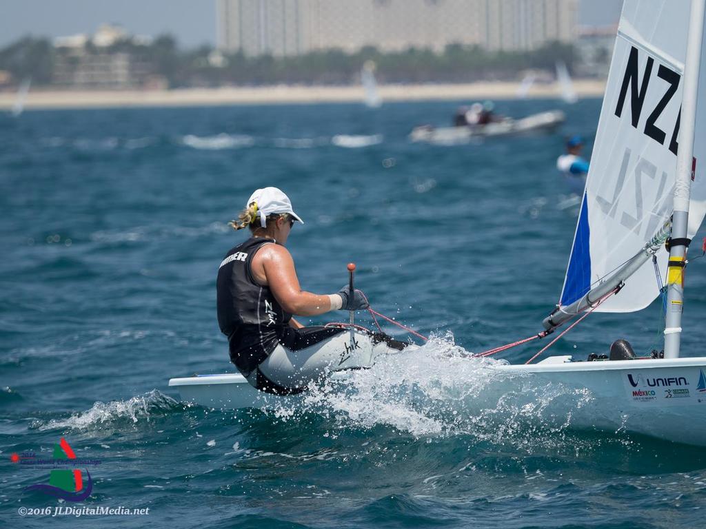 Sara Winther (NZL)- Day 5, 2016 Laser Radial World Championships, Mexico photo copyright JLDigitalMedia http://jldigitalmedia.zenfolio.com/ taken at  and featuring the  class