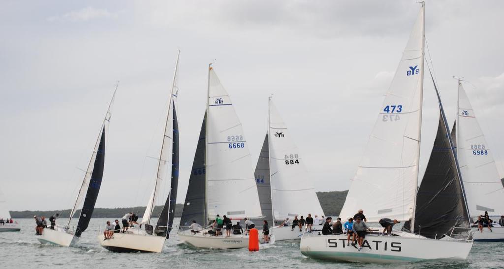 Mark rounding - Day 1 - 2016 Harken Young 88 Nationals  © RNZYS Media