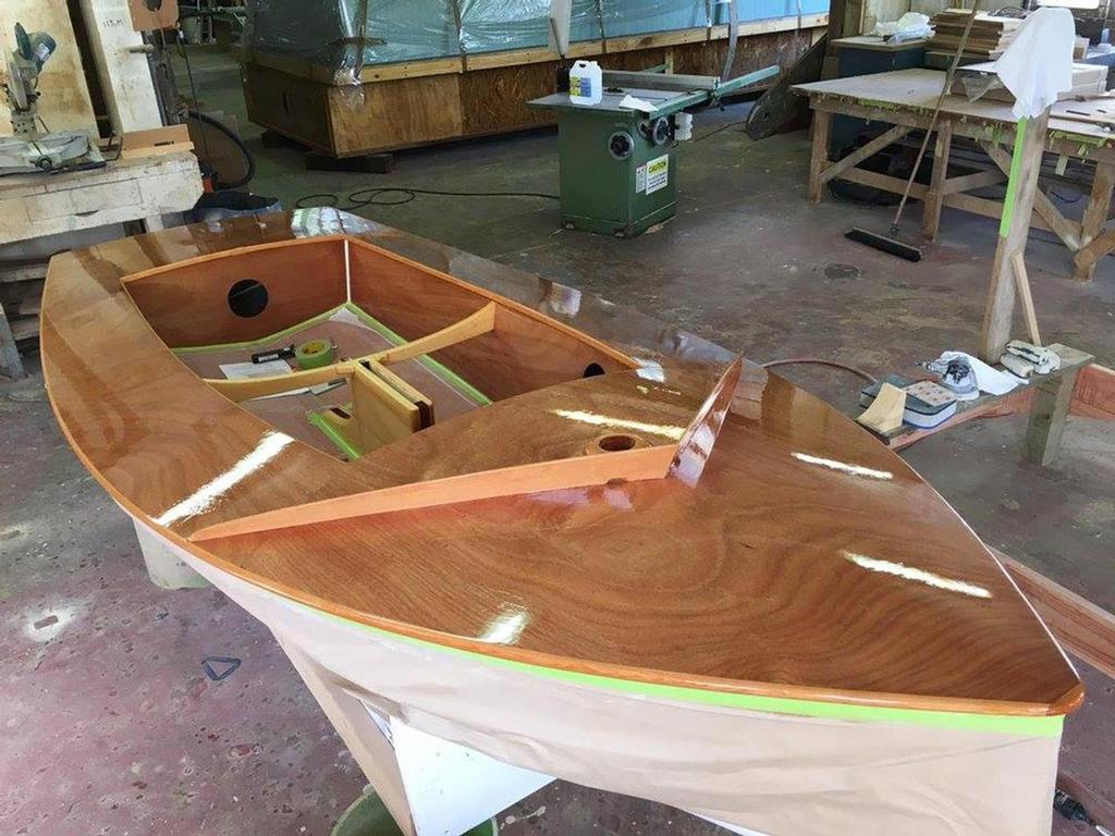 First Zephyr nearing completion  - New Zephyr building program photo copyright Zephyr Owners Association taken at  and featuring the  class
