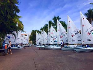 Ready to go the the 2016 Laser Radial Worlds, Mexico photo copyright International Laser Class Association http://www.laserinternational.org taken at  and featuring the  class