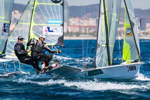 Outteridge and Jensen 49er European Championship 2016 photo copyright Beau Outteridge taken at  and featuring the  class