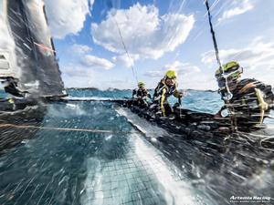 Artemis Racing testing the AC45 Turbo photo copyright Sander van der Borch / Artemis Racing taken at  and featuring the  class
