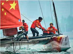 Chinese-flagged One secured their first race win of the season on home waters in Qingdao, China photo copyright Aitor Alcalde Colomer taken at  and featuring the  class
