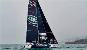 Land Rover BAR Academy skippered by Bleddyn Môn, finished the Act in fourth position in Qingdao, China photo copyright Aitor Alcalde Colomer taken at  and featuring the  class
