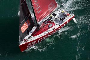 Nicolas Lunven and Gildas Mahé onboard Generali take second place photo copyright Alexis Courcoux taken at  and featuring the  class