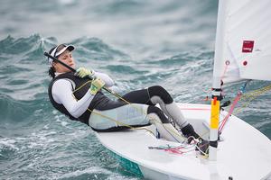 Ashley Stoddart - 2015 Laser Radial World Champs Oman photo copyright Mark Lloyd http://www.lloyd-images.com taken at  and featuring the  class