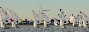 Fleet in action photo copyright Brown University Sailing taken at  and featuring the  class