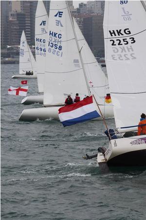 A fun day’s sailing for all - EFG Nations' Cup 2016 photo copyright RHKYC / Lindsay Lyons taken at  and featuring the  class