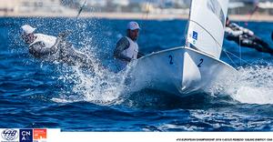 Sime Fantela/Igor Marenic (CRO) - 2016 470 European Championship photo copyright  Jesus Renedo http://www.sailingstock.com taken at  and featuring the  class