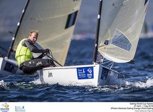 Josh Junior - 2016 Sailing World Cup - Hyeres photo copyright Pedro Martinez / Sailing Energy http://www.sailingenergy.com/ taken at  and featuring the  class