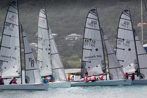 Teams competing on Presidente Lay Day at the Nonsuch Bay RS Elite Challenge photo copyright Paul Wyeth / www.pwpictures.com http://www.pwpictures.com taken at  and featuring the  class