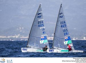 Lilley and Tweddell - 2016 Sailing World Cup - Hyeres photo copyright Pedro Martinez / Sailing Energy http://www.sailingenergy.com/ taken at  and featuring the  class