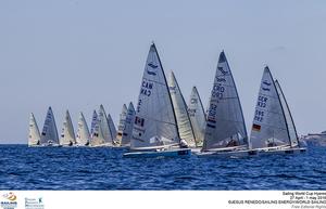 Start - 2016 Sailing World Cup - Hyeres photo copyright  Jesus Renedo / Sailing Energy http://www.sailingenergy.com/ taken at  and featuring the  class