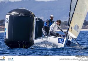 Giorgio Poggi and Max Salminen  - 2016 Sailing World Cup - Hyeres photo copyright  Jesus Renedo / Sailing Energy http://www.sailingenergy.com/ taken at  and featuring the  class