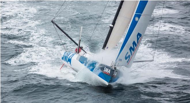 SMA competing in the Transat Bakerley 2016 soon after the start in Plymouth (UK)  © Lloyd Images
