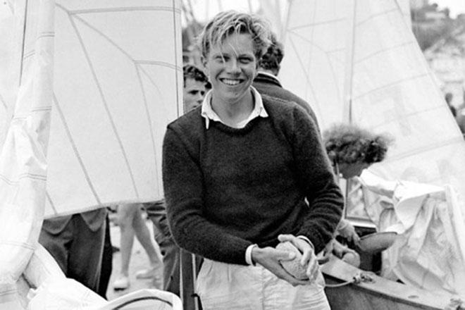 Paul Elvstrom - London 1948 Olympic Games. He won his third Gold medal in the Finn class at Melbourne in 1956. He won Gold Medals in the Finn in 1952, 1956 and 1960, and the Firefly (singlehander) in 1948 Olympics. © ISAF 