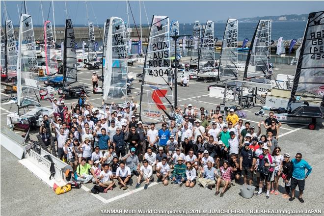 68 sailors from 11 countries participated. Many volunteers also involved - 2016 YANMAR Moth World Championships © Junichi Hirai/ Bulkhead magazine http://www.bulkhead.jp/