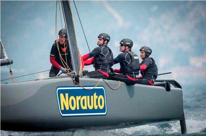 Norauto wins day one at Lake Garda - 2016 GC32 Racing Tour © Loris Von Siebenthal / GC32 Racing Tour