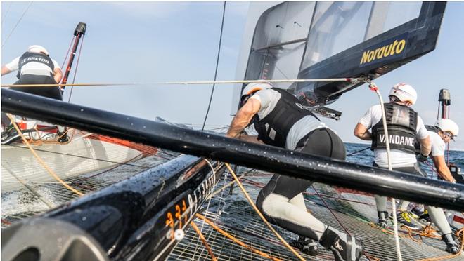 Franck Cammas is back at the helm of the AC45 one-design - 2016 America's Cup World Series © Groupama Team France
