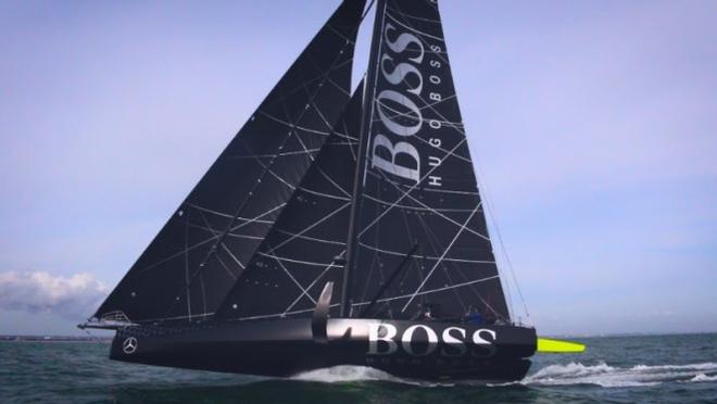 Alex Thomson sets sail on board new Hugo Boss - 2016 Vendée Globe © Alex Thomson Racing