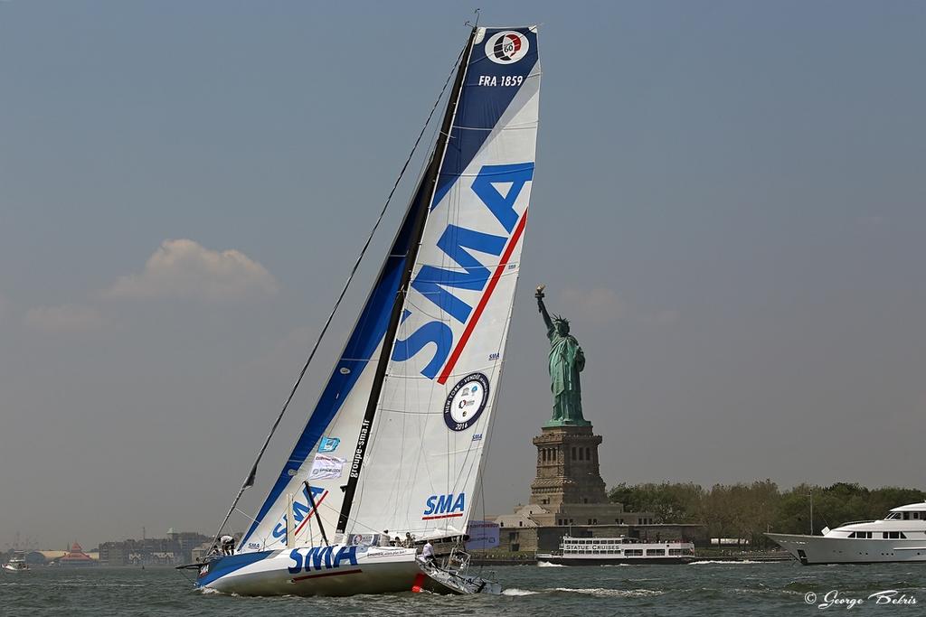 SMA - IMOCA Charity Race in NYC photo copyright george bekris taken at  and featuring the  class