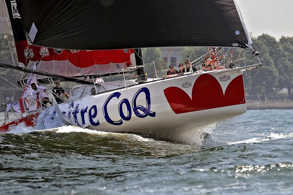 Maitre CoQ - IMOCA Currency House Charity Race photo copyright george bekris taken at  and featuring the  class