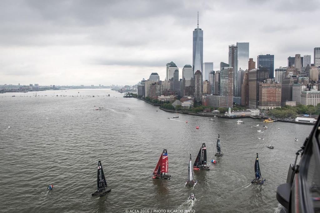  - Louis Vuitton America&rsquo;s Cup World Series New York, Day 1 photo copyright Emirates Team New Zealand http://www.etnzblog.com taken at  and featuring the  class
