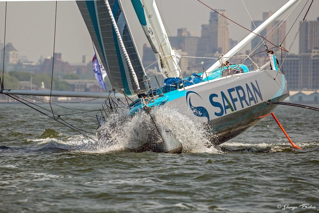 Safran - IMOCA Charity Race in NYC photo copyright george bekris taken at  and featuring the  class