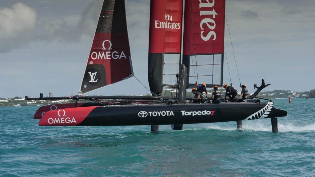 Emirates Team New Zealand have retained three key sponsors and added NZ company Torpedo 7 © Emirates Team New Zealand http://www.etnzblog.com