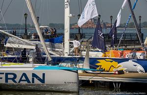 Fleet in the Hudson River - New York - Vendee - pre race photo copyright SW taken at  and featuring the  class