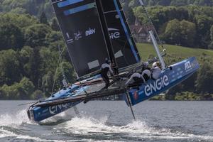 Sébastien Rogues' Team Engie  - 2016 GC32 Alps Challenge Traunsee photo copyright  Max Ranchi Photography http://www.maxranchi.com taken at  and featuring the  class