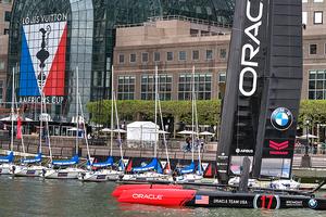 Press call for AC skippers in NYC - 2016 America’s Cup World Series photo copyright Ingrid Abery http://www.ingridabery.com taken at  and featuring the  class
