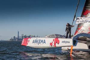 Arkema - 2016 Transat Bakerly photo copyright  Vincent Olivaud / Team Arkema Lalou Multi taken at  and featuring the  class