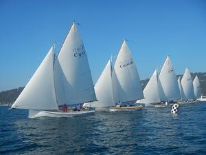 Fleet in action - 2016 Sydney/Pittwater Couta Boat weekend photo copyright Jason Antill taken at  and featuring the  class