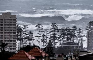Picturesque Manly normally, today,big swells. photo copyright  SW taken at  and featuring the  class