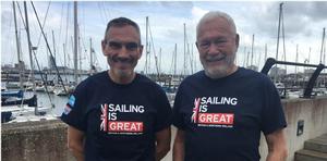 Sailing is GREAT – Clipper Race CEO William Ward and Chairman Sir Robin Knox-Johnston - Clipper Round the World Yacht Race photo copyright Clipper Ventures taken at  and featuring the  class