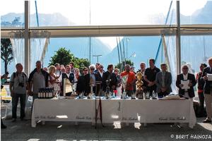 Spectacular final day - Finn World Masters in Torbole photo copyright Berit Hainoja taken at  and featuring the  class