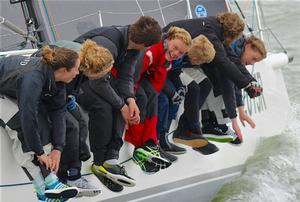 Martin Dent's JElvis has a young crew - 2016 RORC Vice Admiral's Cup photo copyright Louay Habib / RORC taken at  and featuring the  class